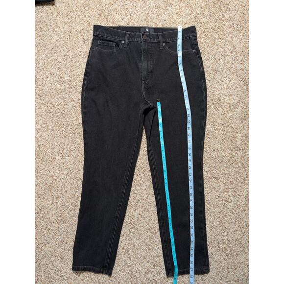 Banana Republic Woman's Black, High rise, Denim Jeans 31 (14), Slightly tapered - Picture 4 of 15